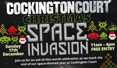 Cockington Court’s Christmas Space Invasion, Cockington Court, Torquay, Devon