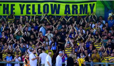 Crowd at Torquay United Football Club