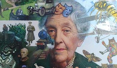 Exhibition - Tom Adams and Agatha Christie: Partners in Crime, Torre Abbey, agatha christie festival