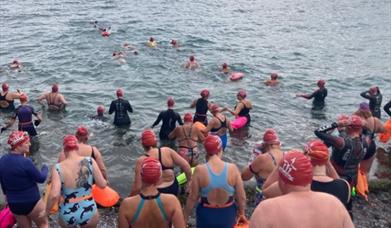 Agatha Christie Sea Swim, part of the Agatha Christie Fringe Festival