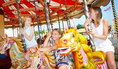 Carousel at Paignton Festival, Paignton, Devon