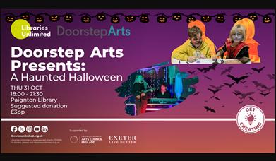 Prepare for a night of spooktacular fun and a few freights as Doorstep Arts presents a Haunted Halloween at Paignton Library.