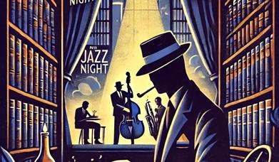 Mystery and Jazz Night at Paignton Library, part of the Agatha Christie Festival