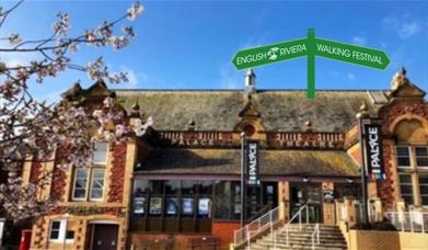 Exterior of Palace Theatre part of the Paignton's Hidden History Walk, English Riviera Walking Festival