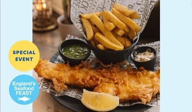 Champion Seafood Celebration: Enjoy the UKs TOP 2 Best Fish & Chip Restaurants Collaboration Supper at Pier Point, Torquay, Devon