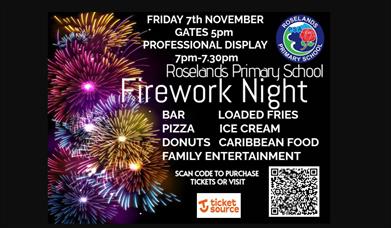 Roselands Primary Fireworks Evening, Fireworks Night