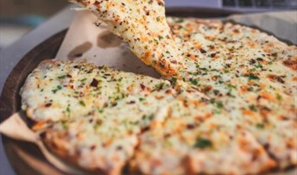Sliced pizza from Pizza Nation