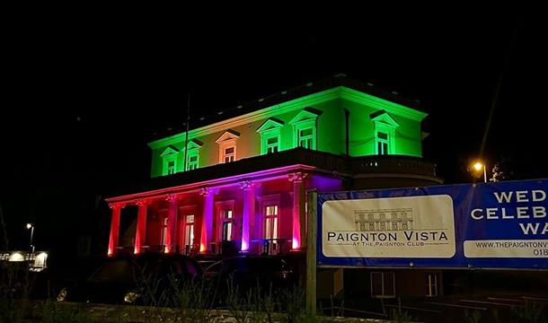 Paignton Club venue at night
