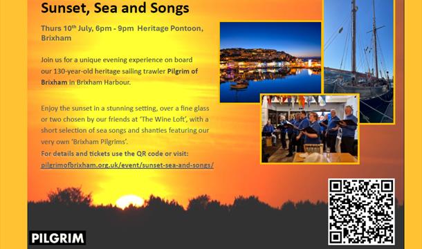 Sunset, Sea and Songs, Pilgrim of Brixham