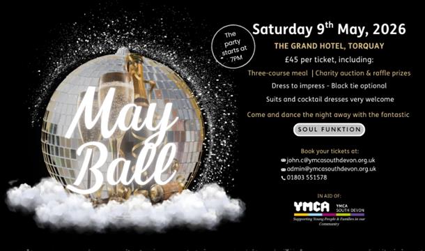 YMCA South Devon May Ball 2026, The Grand Hotel,