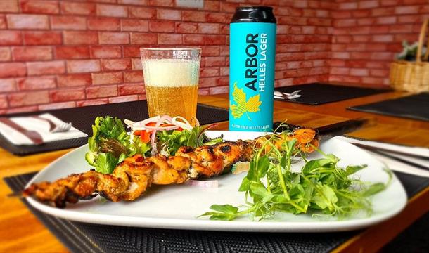 Gluten Free meal served at Sven's and More, Reddenhill Road, Torquay