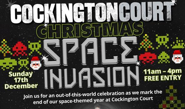 Cockington Court’s Christmas Space Invasion, Cockington Court, Torquay, Devon