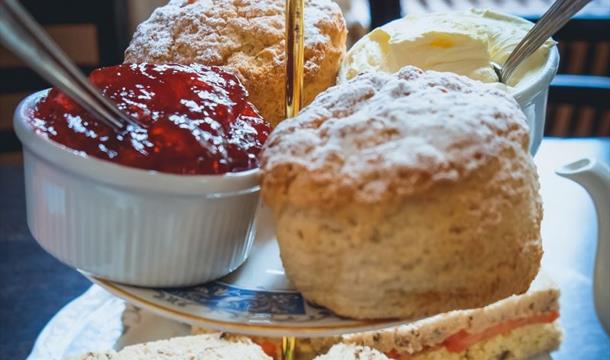 Seven Dials Cafe, Cockington Court Tea Rooms, Torquay, Devon