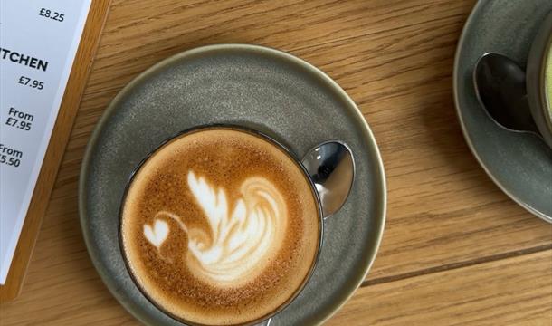 Coffee served at Occombe Farm