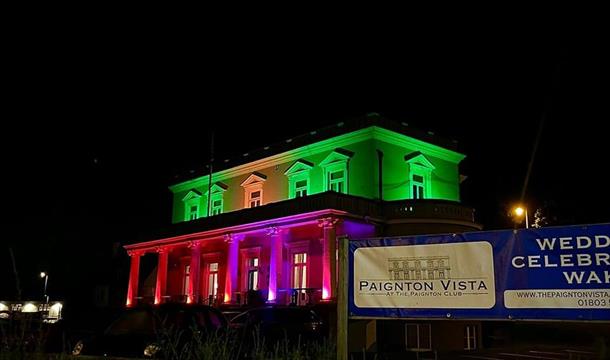 Paignton Club venue at night