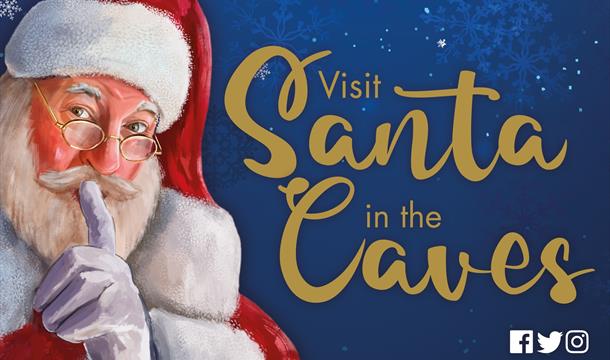 Santa in the Caves, Kents Cavern Prehistoric Caves, Torquay, Devon