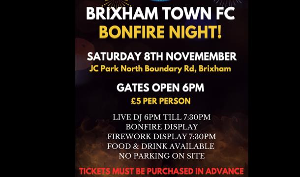 Brixham Town FC Bonfire Night