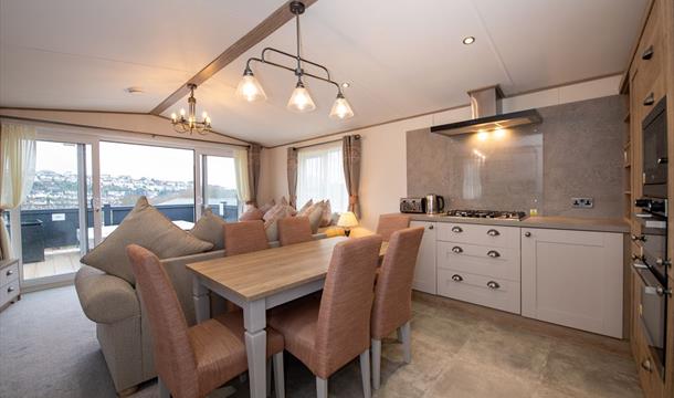 Kitchen & Dining area at Hoburne Devon Bay, Paignton, Devon