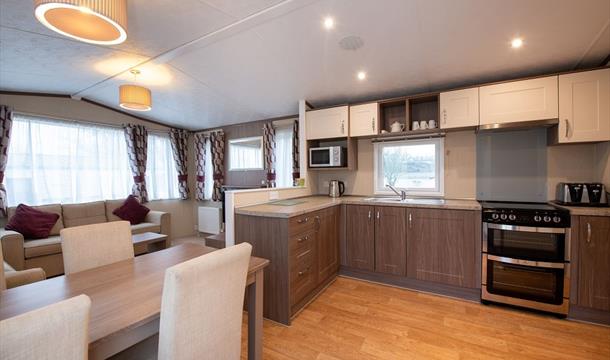 Kitchen & dining area at Hoburne Devon Bay, Paignton, Devon