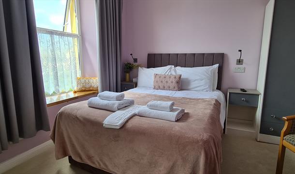 Double Bedroom, Torland Hotel, Paignton, Devon