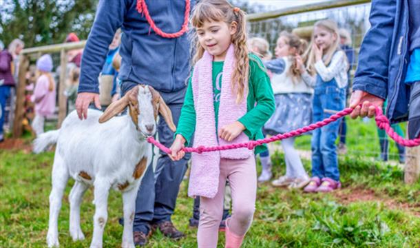 Torbay Coast and Countryside , Occombe Farm, children, animals