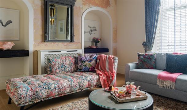 Sitting room at Vane Tower