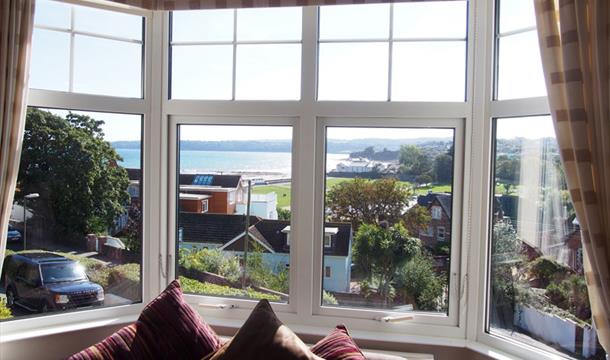 View from lounge, 2 Braeside Mews, Alta Vista Road, Paignton, Devon