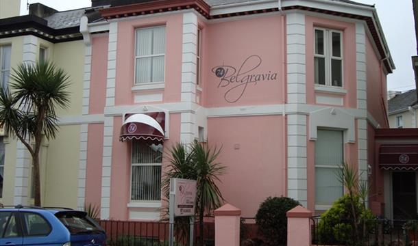 Entrance to 74Belgravia in Torquay, Devon