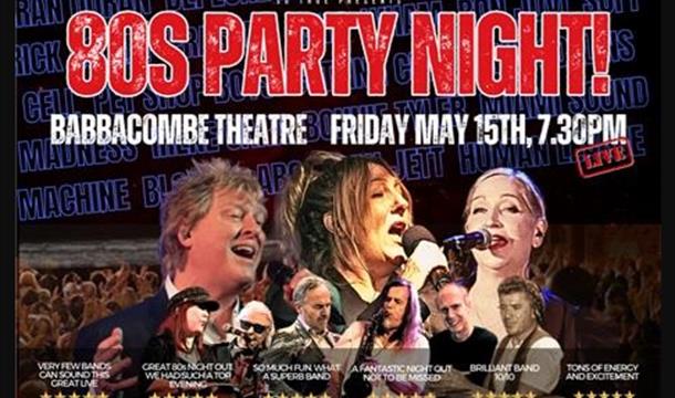 80s Party Night! picture of various artists singing on stage