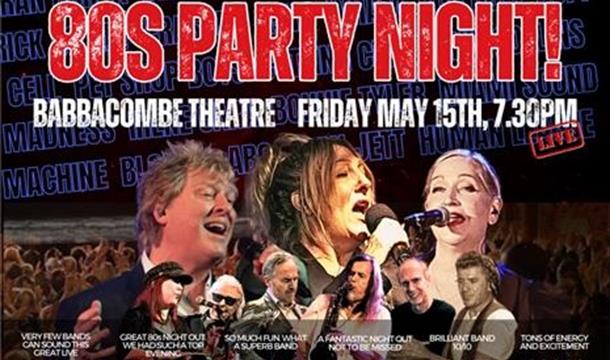 80s Party Night! picture of various artists singing on stage