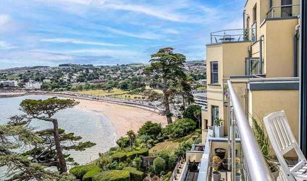 Sea view from A7 Masts, Warren Road, Torquay, Devon