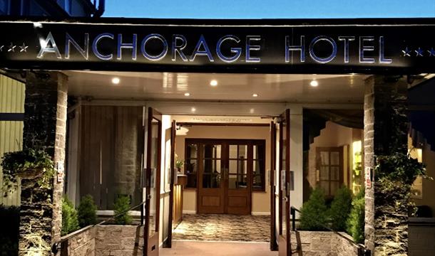 Entrance, Anchorage Hotel, Torquay, Devon