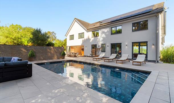 Outdoor Swimming Pool at Austiger House, Maidencombe, Torquay