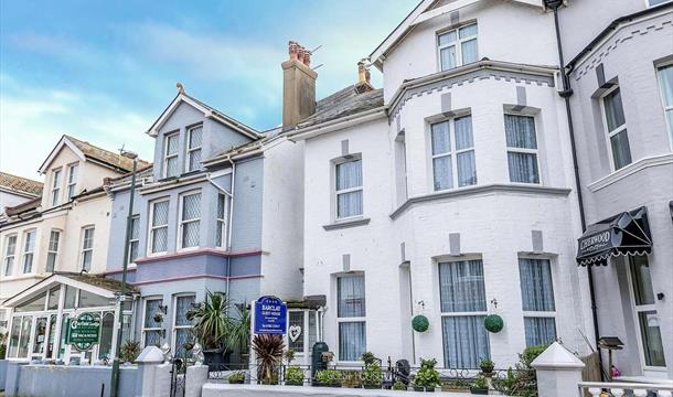 Exterior of The Barclay Guest House, Garfield Road, Paignton, Devon