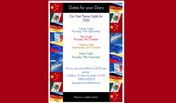 Theme Nights, Berry Head Hotel