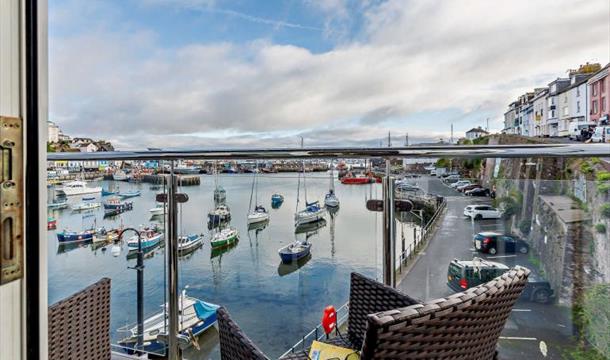 View from The Boat House, 22 King Street, Brixham