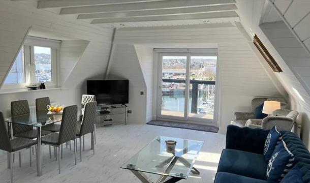 Lounge/Diner with view, Boathouse Villa, Parkhill Road