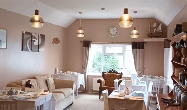 Breakfast Room at The Brantwood, Rowdens Road, Torquay, Devon