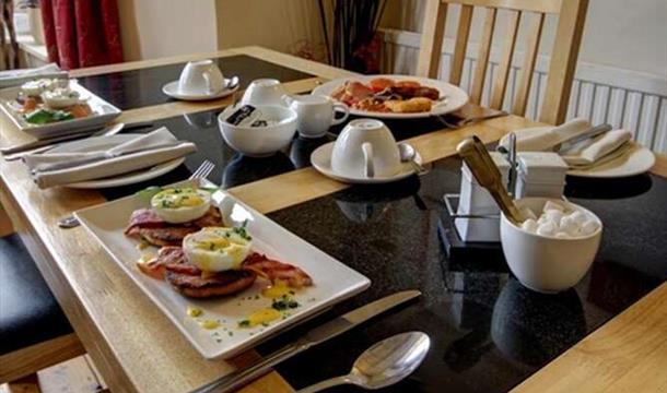 Breakfast at Brixham House, New Road, Brixham