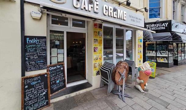 Exterior, Cafe Creme, 4 Fleet Street, Torquay, Devon
