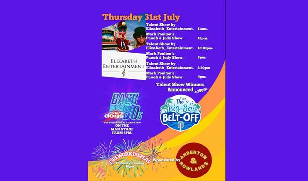 Paignton Festival -  31 July