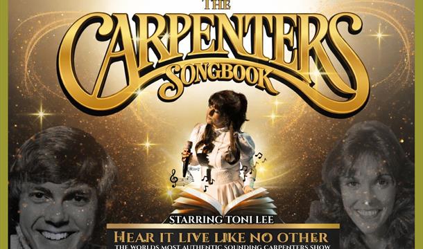 poster showing Karen & Richard carpenter and an image of the performer