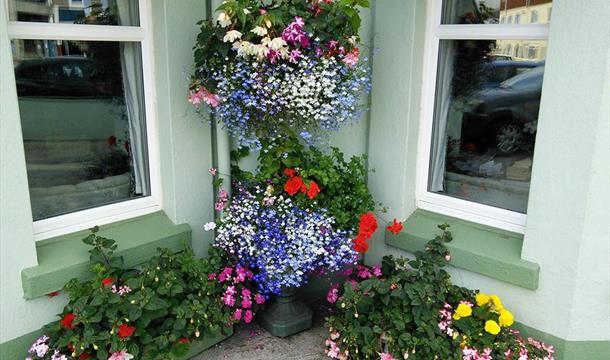 Floral display, The Clifton at Paignton, Paignton, Devon