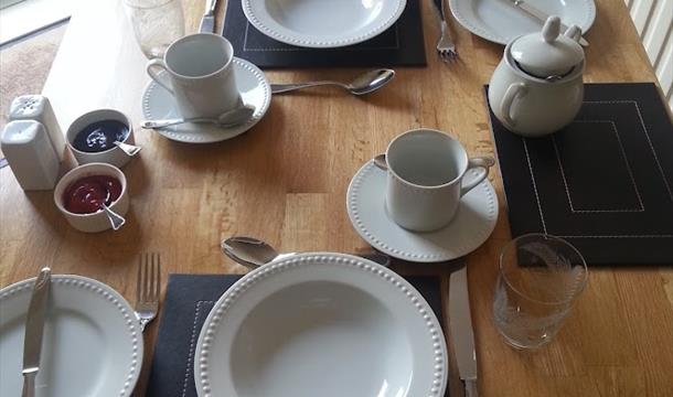 Breakfast at Clinmore House, Paignton, Devon