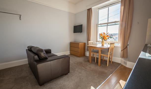 Bedroom Alcove - Apartment 7, Clydesdale Apartments, Torquay, Devon