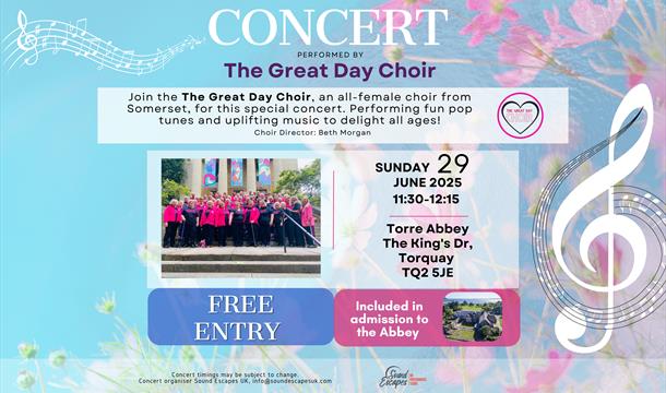 Concert - The Great Day Choir, Torre Abbey, Torquay