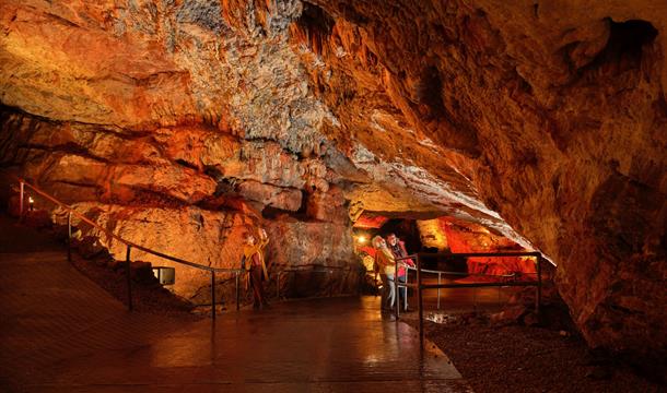 Inside Kents Cavern Caves, Torquay