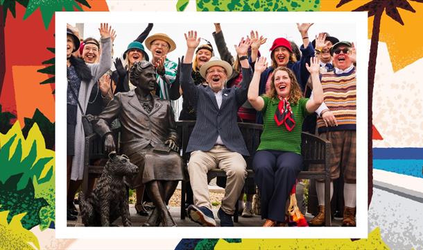The Agatha Christie Mile 1920s Costumed Promenade, Part of the Agatha Christie Festival