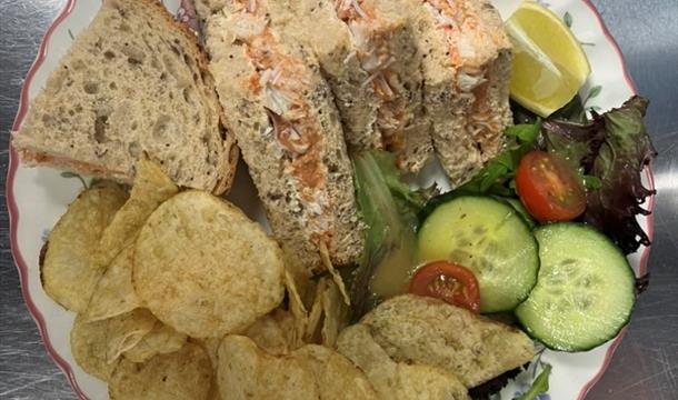 Crab sandwich