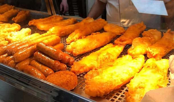 Cooked food from Crispins